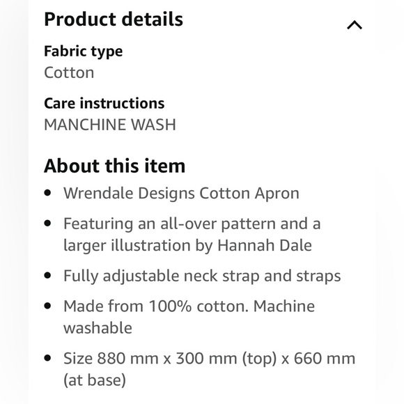 Wrendale Designs Apron - Picture 4 of 6